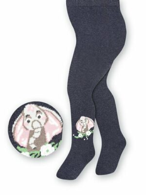 Ciorapi bumbac jeans cu elefant Steven S071-345